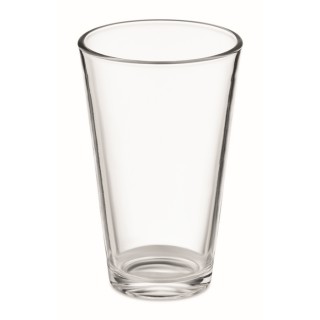 Vaso de cristal reutilizable personalizado